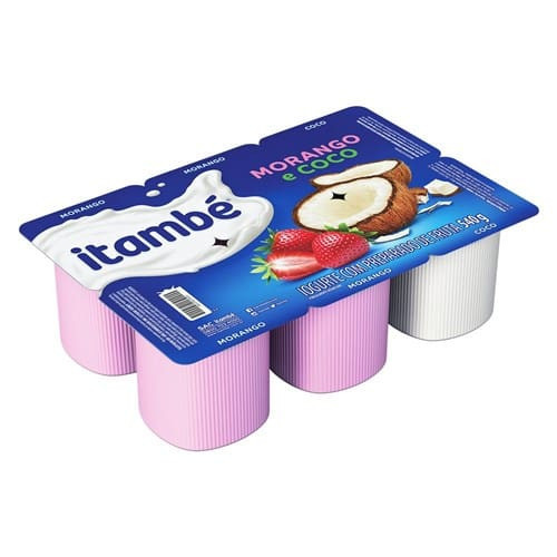 Iogurte Polpa de Morango e Coco Itambé 540g
