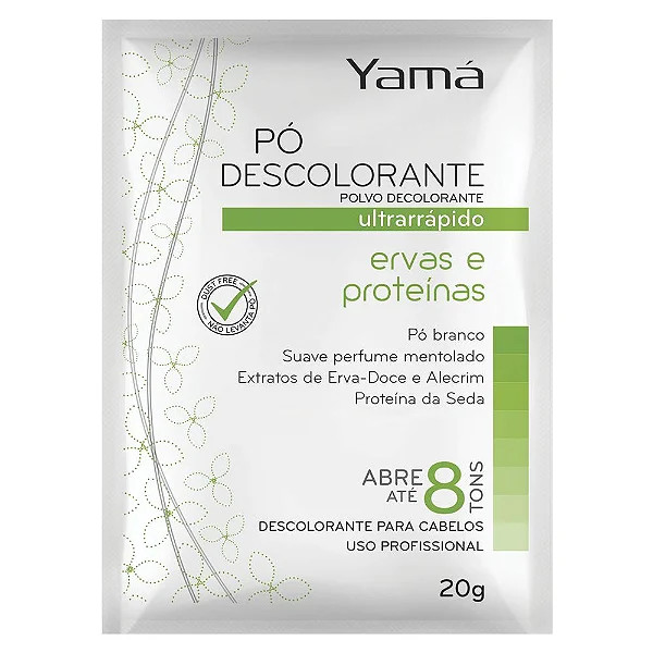 PO DESCOLORANTE YAMA ERVAS E PROTEINAS 20G