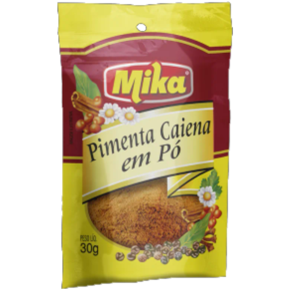 PIMENTA CAIENA EM PO MIKA 30G