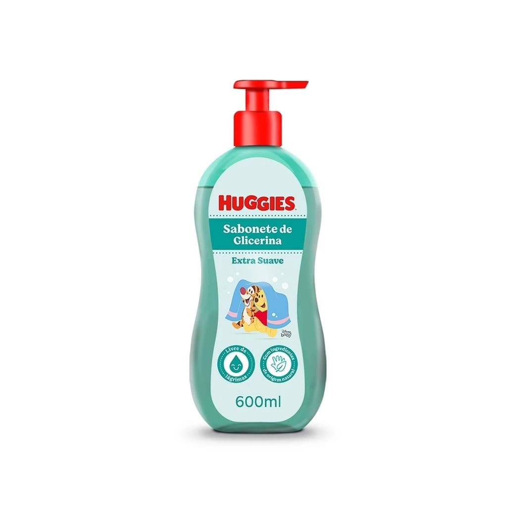 HUGGIES Sabonete de Glicerina Extra Suave 600ml