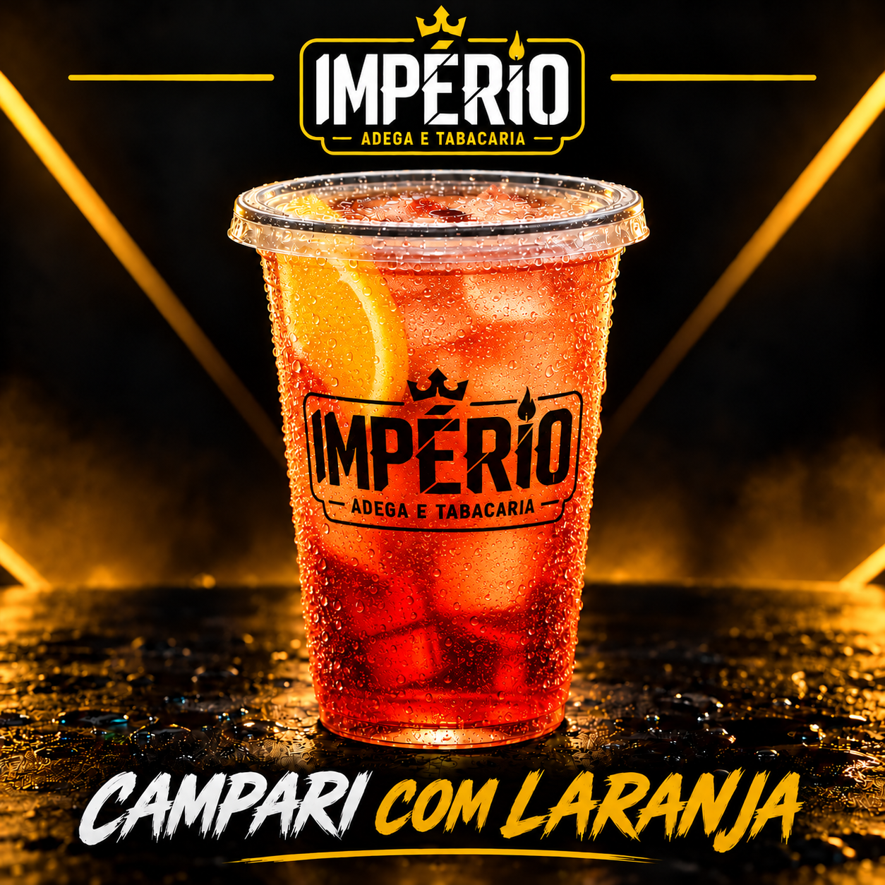 COPAO DE CAMPARI C/ LARANJA