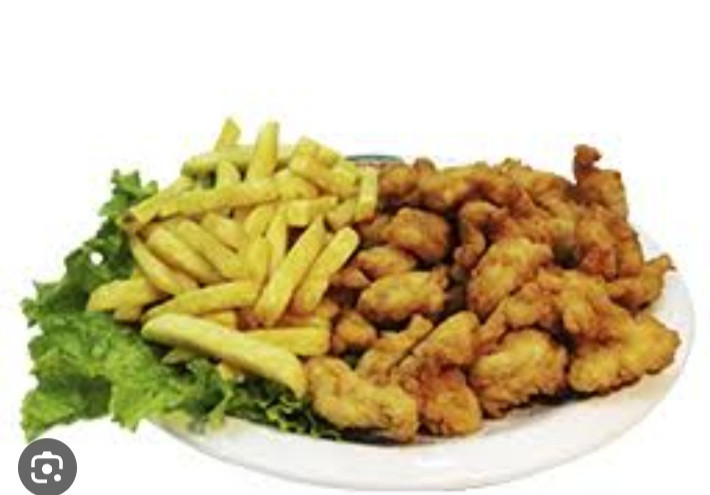 File De Frango Empanado Com Fritas