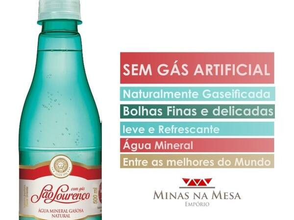 Água Mineral com Gás 510ml