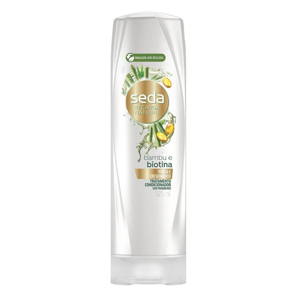 CONDICIONADOR SEDA 325ML BAMBU E BIOTINA FORÇA E CRESCIMENTO