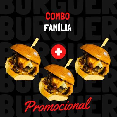 COMBO FAMILIA (3 LANCHES) 