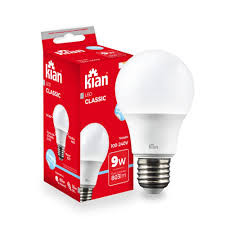 LAMP LED BULBO A 9W 6,5K BIV E27 KIAN