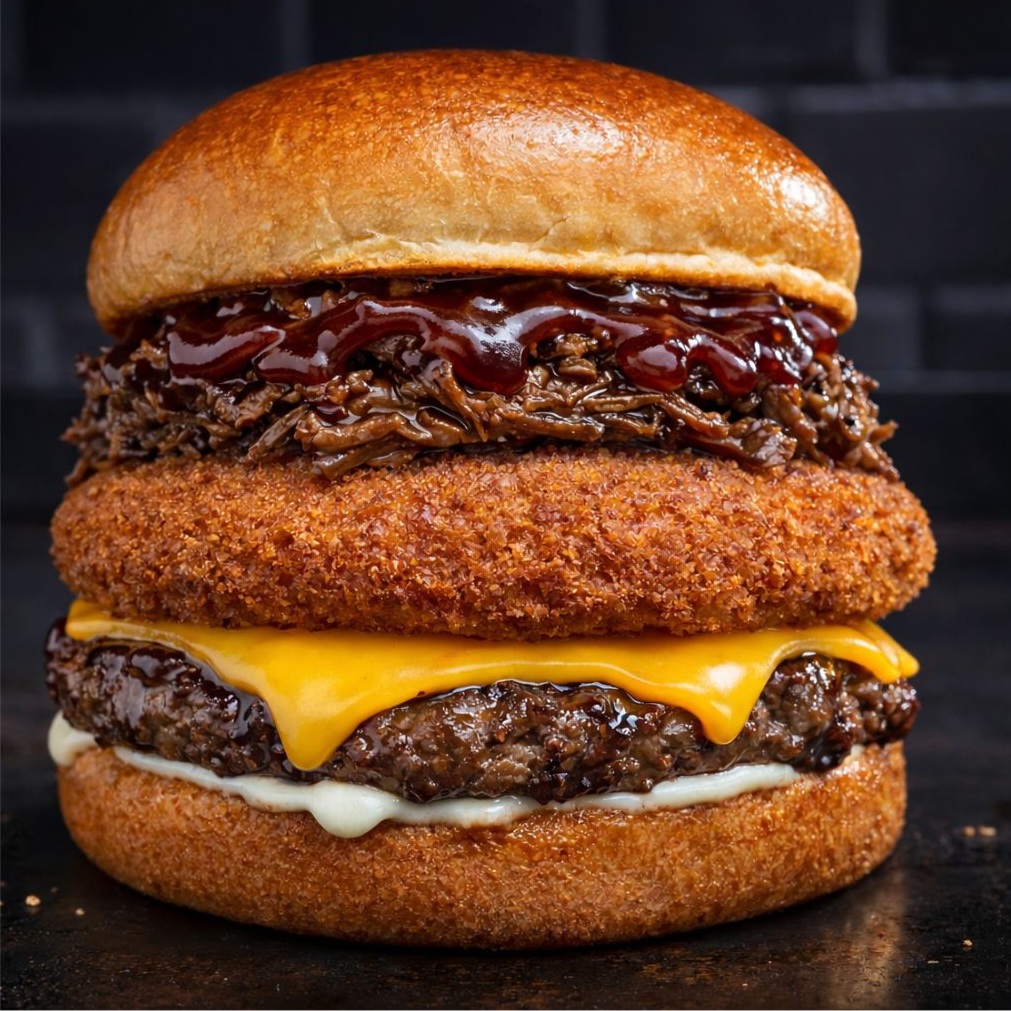 THE RIB'S BURGER COMBO
