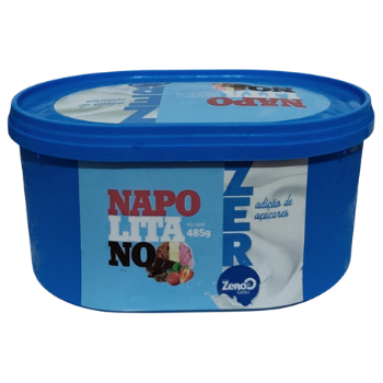 SORVETE ZERO GRAU NAPOLITANO ZERO AÇUCAR 485G