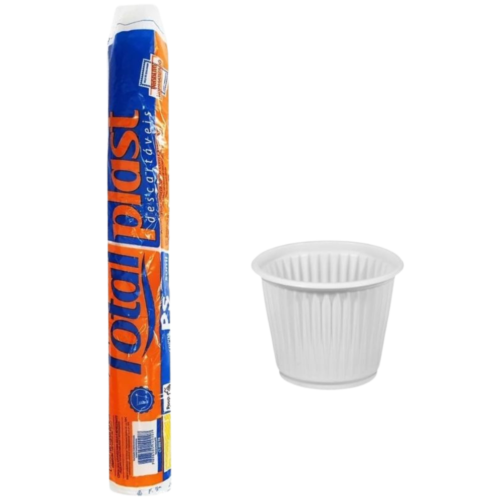 COPO DESCARTAVEL TOTALPLAST 50ML C/100UN¬