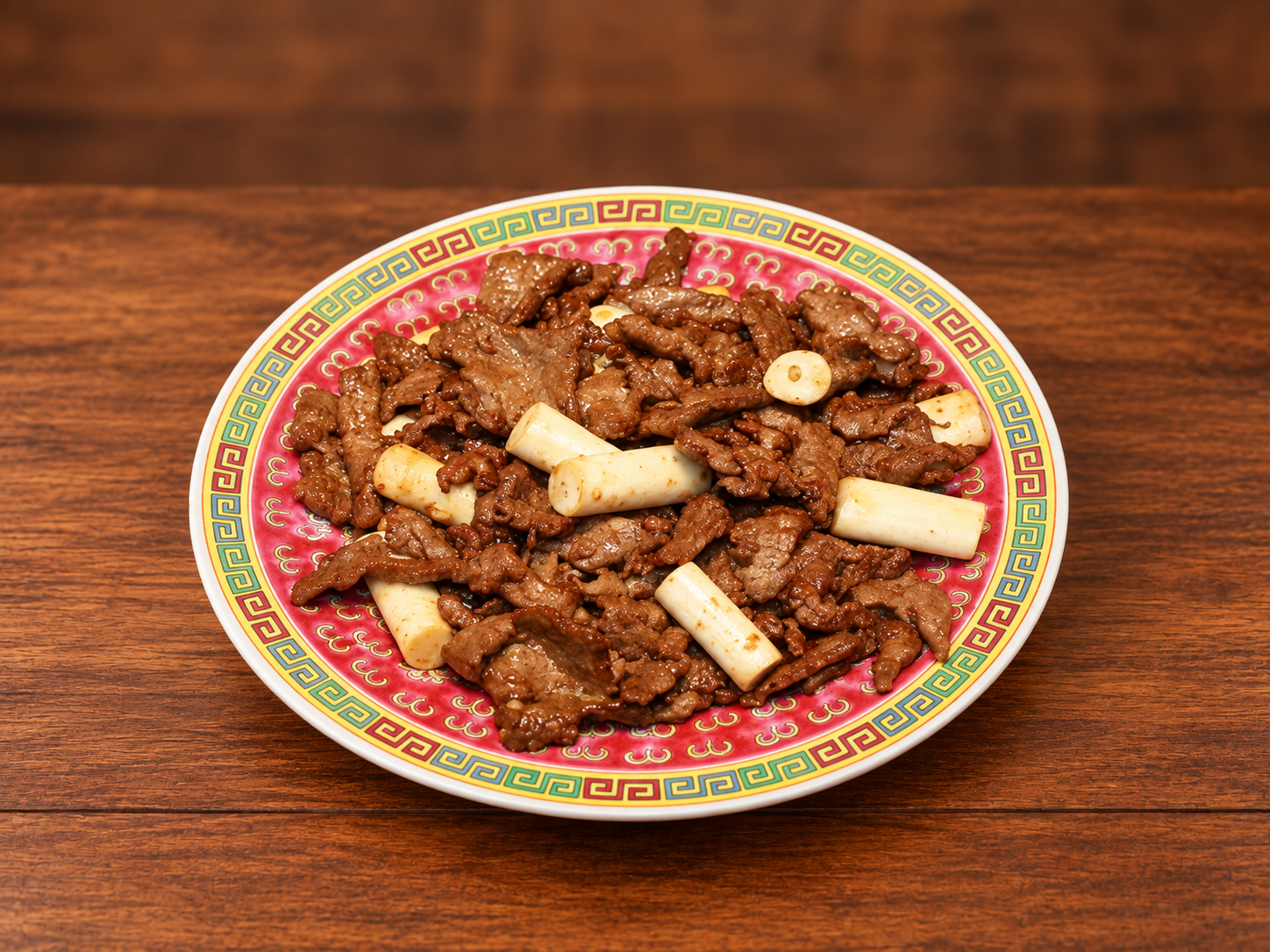 Carne de vaca com palmito