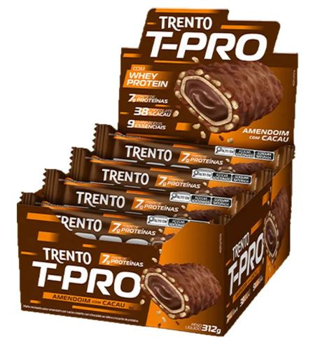 BARRA TRENTO T-PRO AMENDOIM COM CACAU 26GR