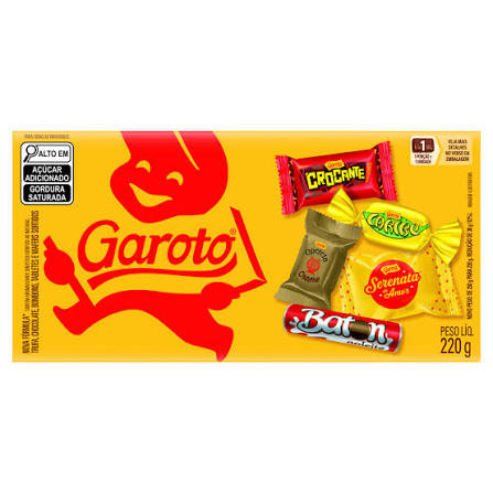 CX BOMBOM GAROTO 220G
