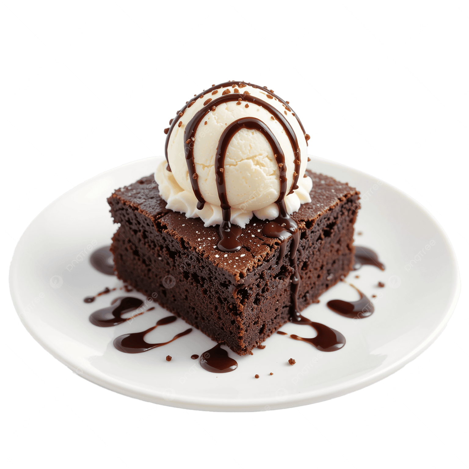 Brownie com sorvete