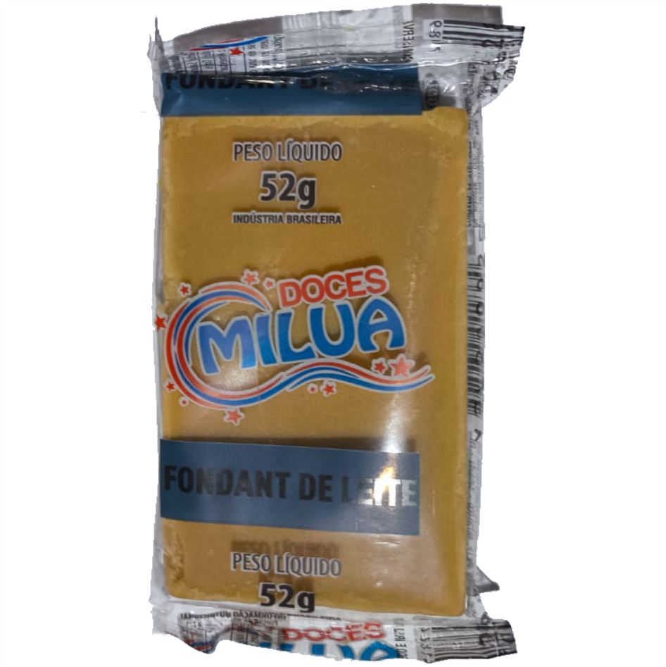 DOCE MILUA FONDANT DE LEITE 52G