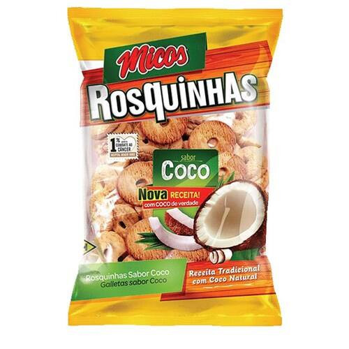 Biscoito Rosquinha de Coco Micos 500g