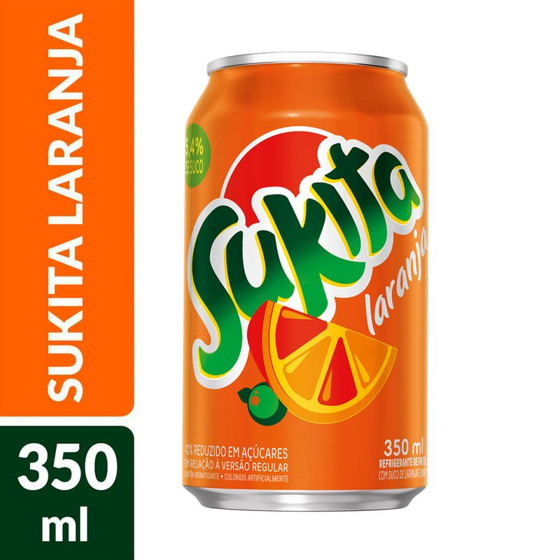 Sukita laranja lata 350ml