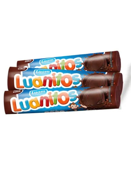 BISC RECHEADO LUANITOS CHOCOLATE 110G