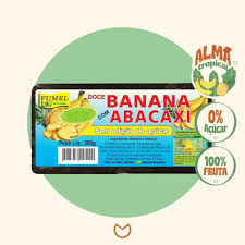 Doce Barra Fumel Zero Banana Abacaxi 300g