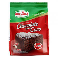 Mistura p/ bolo Orquidea choco. c/ coco 400g