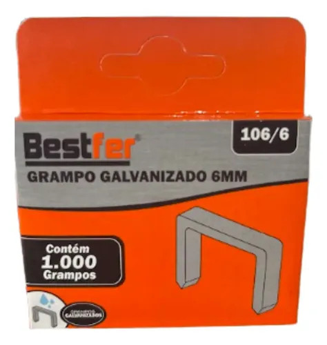 Grampo Galvanizado Bestfer 106/6