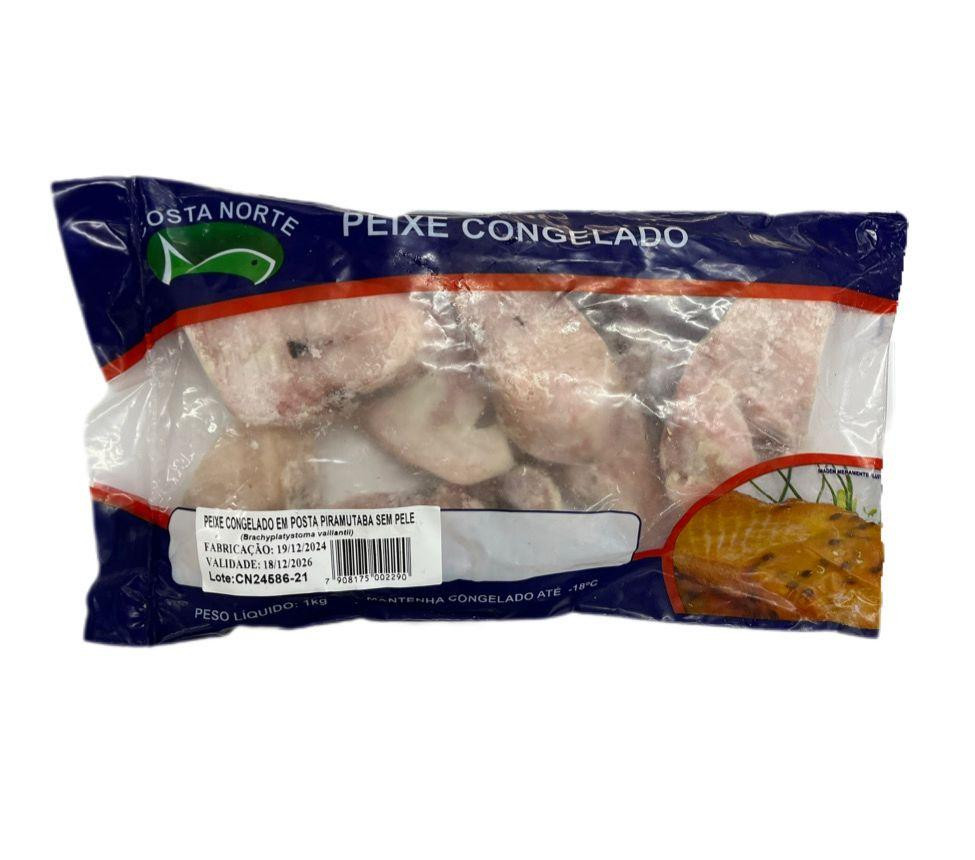 PEIXE CONGELADO EM POSTAS PIRAMUTABA SEM PELE COSTA NORTE 1KG
