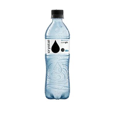 ÁGUA MINERAL CRISTAL C/ GÁS 500 ML