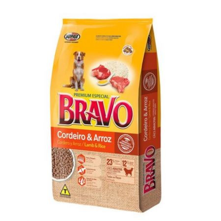 Bravo Adulto 10Kg Sabor Cordeiro e Arroz