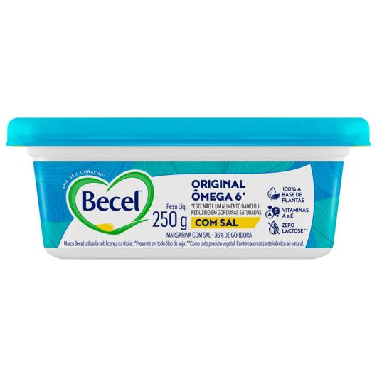 MARGARINA BECEL C/ SAL OMEGA 6 250G