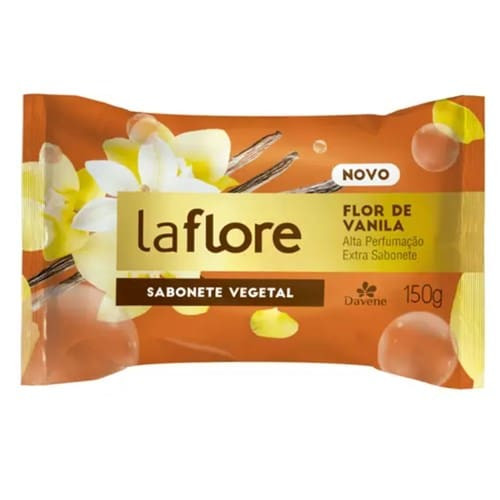 Sabonete em Barra Vegetal Flor de Vanila La Flore Davene 150g