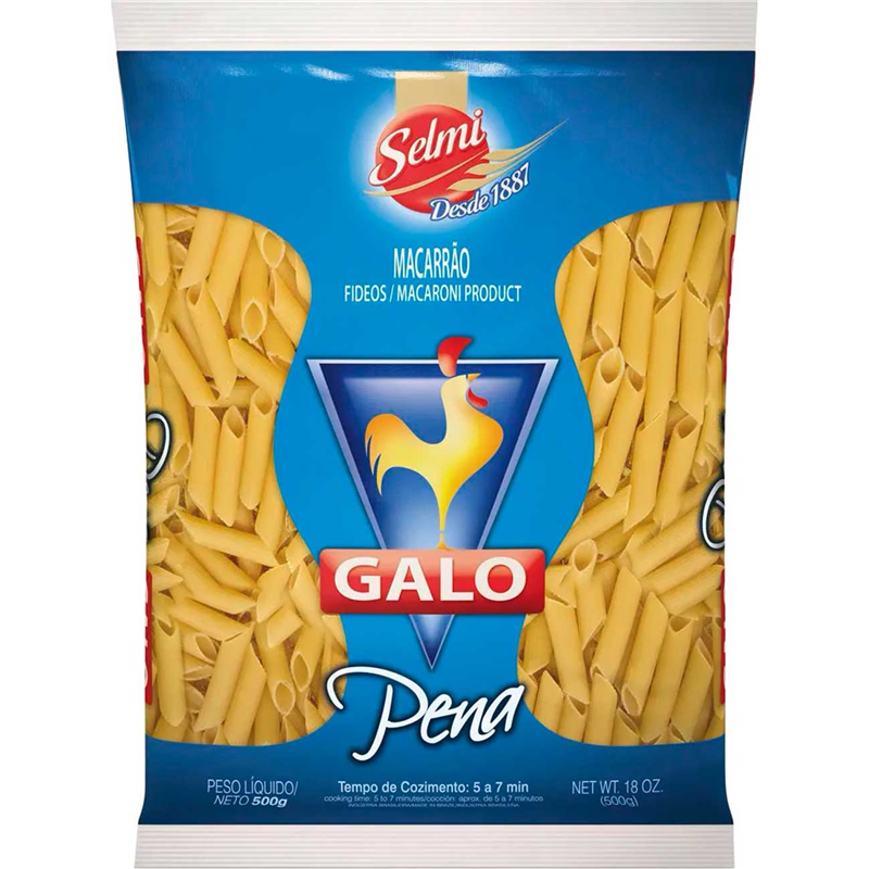 MACARRAO GALO PENA 500G (AZUL)