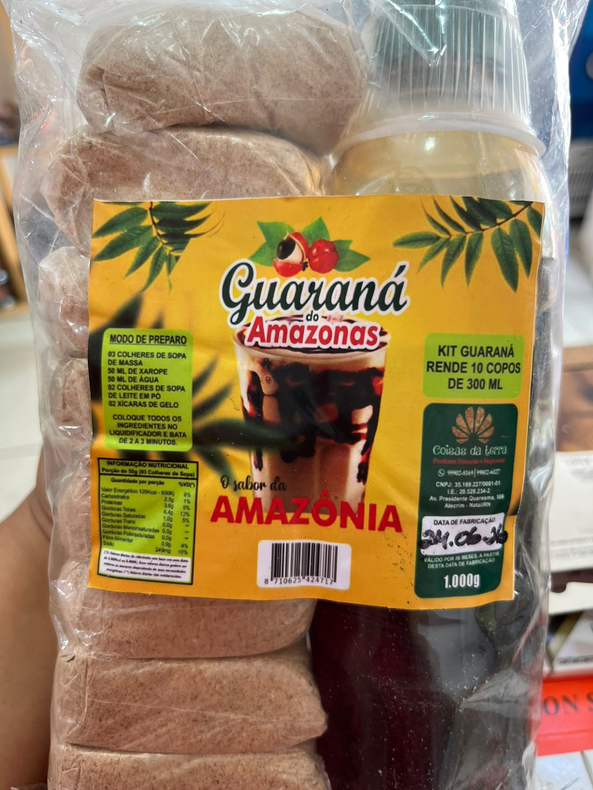 KIT GUARANA DO AMAZONAS 1.000g