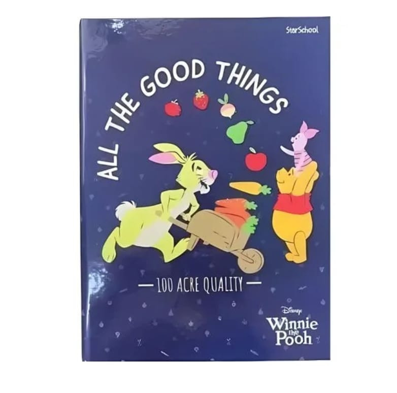 CADERNO COSTURADO POOH 80FLS STARSCHOOL