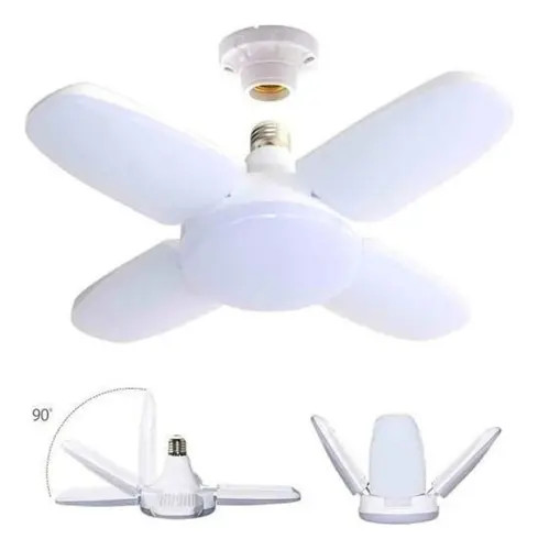 28Lâmpada Led Dobrável Ajustável Design Pétala 6500k