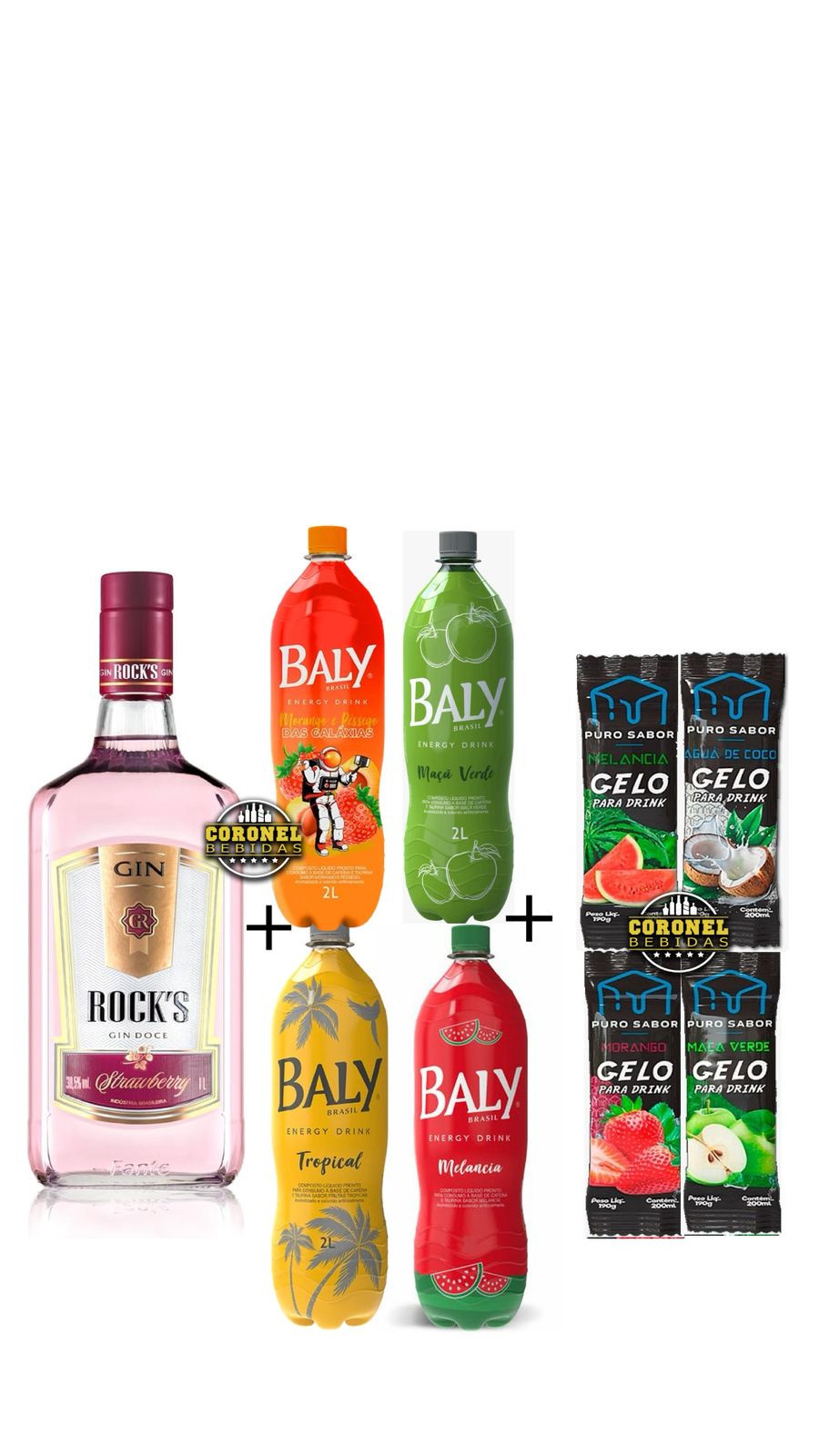 Rock's Pink + 1 Baly 2l + 4Gelos 
