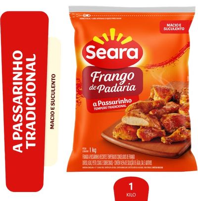 Frango de Padaria A Passarinho Temperado Seara Iqf 1kg