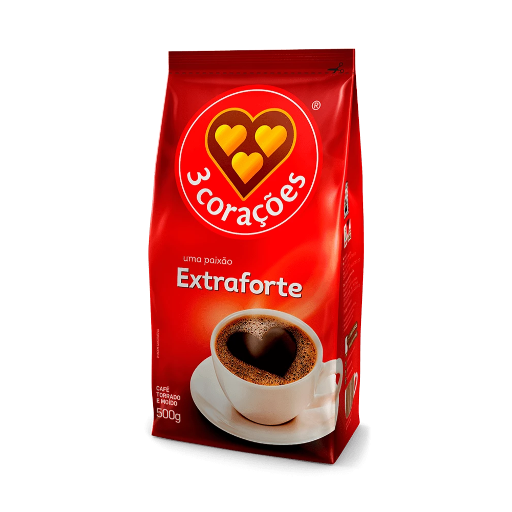 CAFE 3 CORACOES EXTRA FORTE 500G