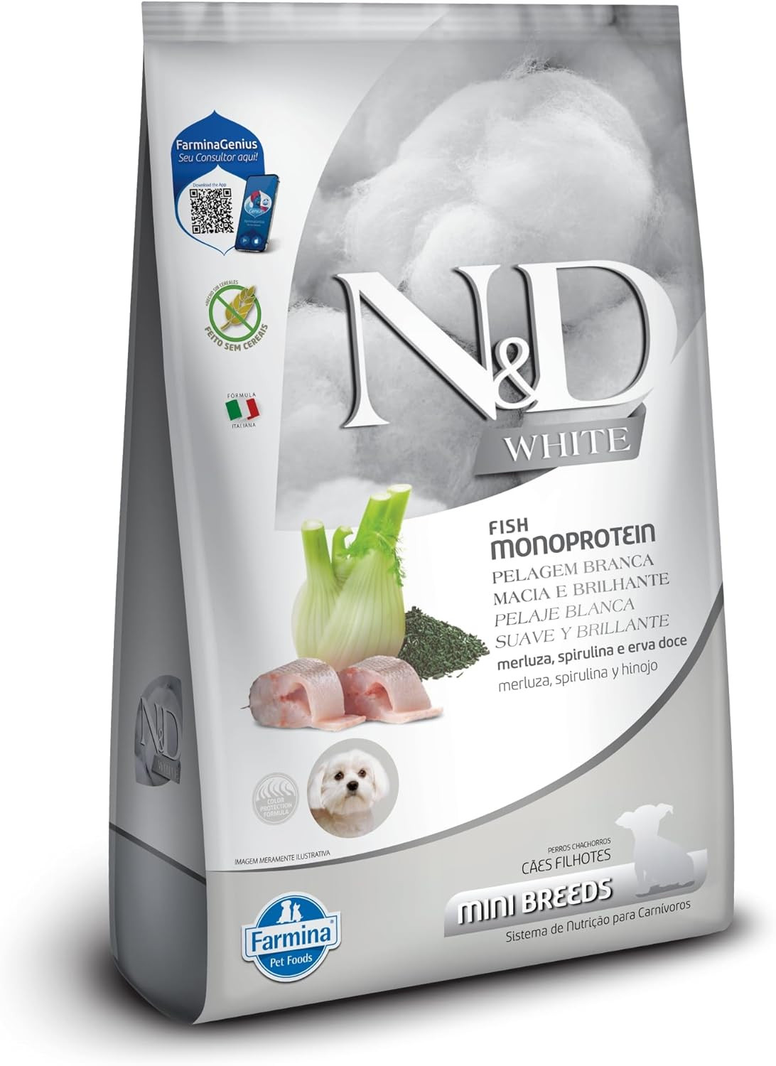 ND White Filhote Mini Merluza 1,5kg 