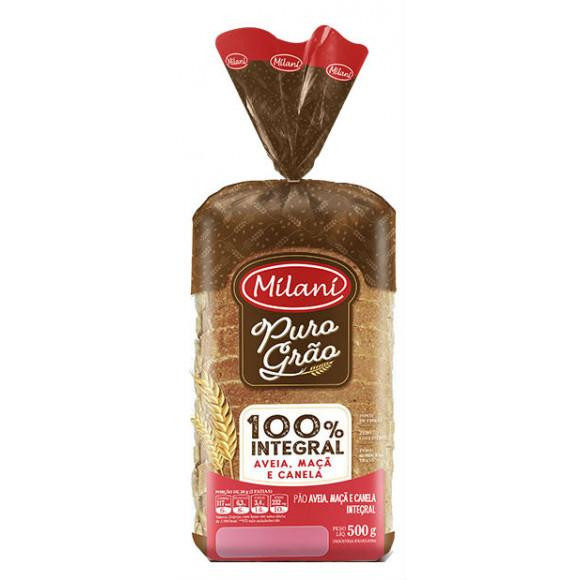 PÃO DE AVEIA, MACA E CANELA MILANI 450G