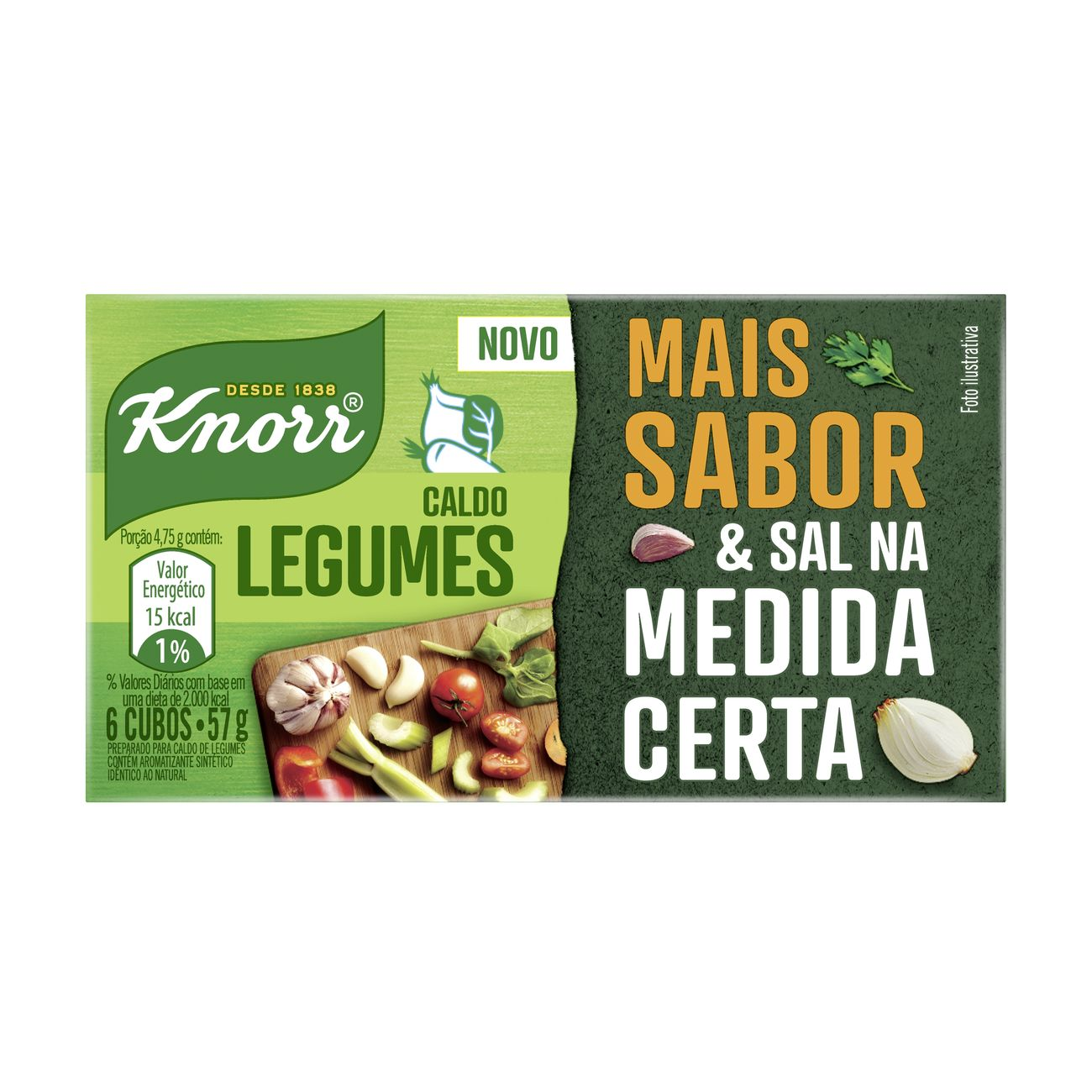 Caldo knorr 57g legumes 
