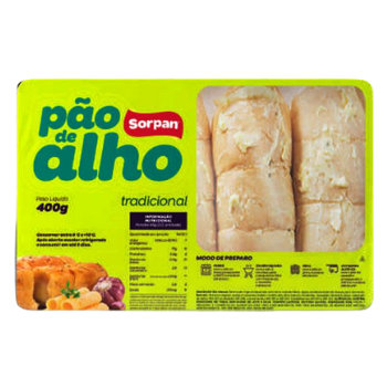 PAO DE ALHO SORPAN TRADICIONAL 400G