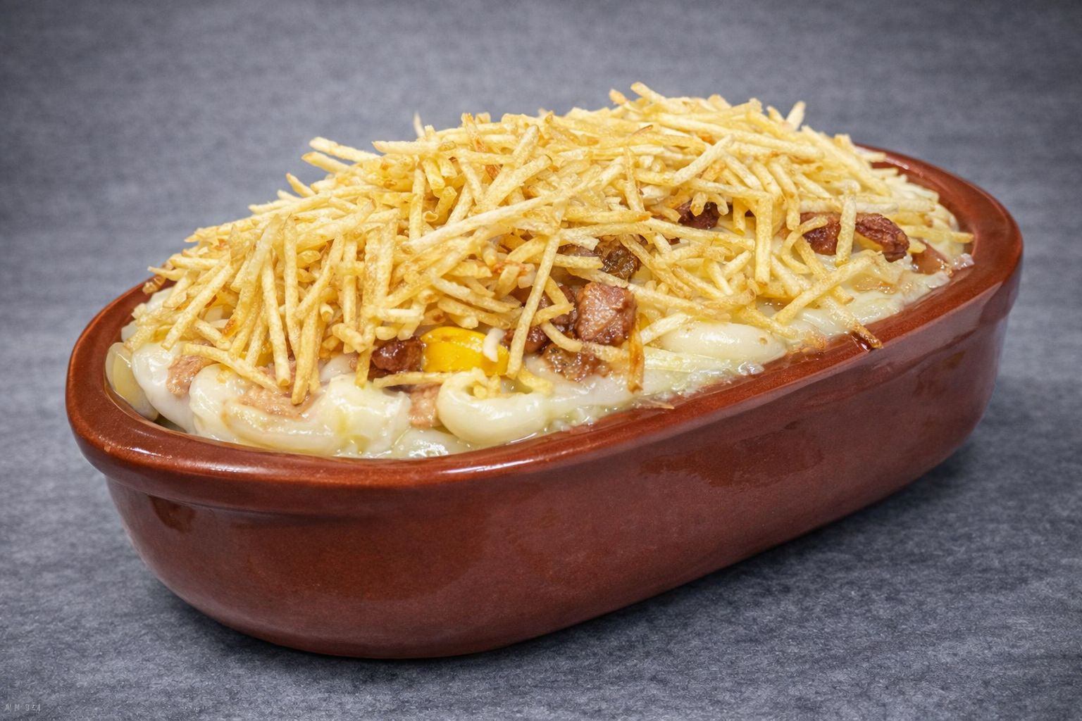 Batata Recheada Bacon e Cheddar