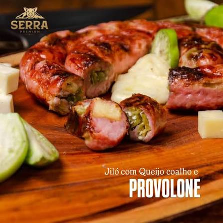 Linguiça de Pernil c/Jiló e Queijo