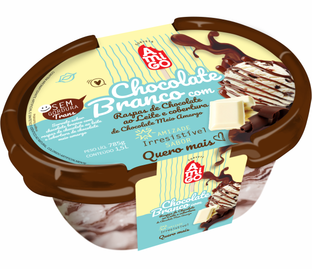 CHOCOLATE BRANCO - 1,5 LT