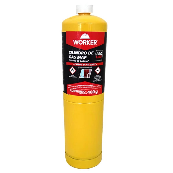 Cilindro de Gás Map 400g Worker