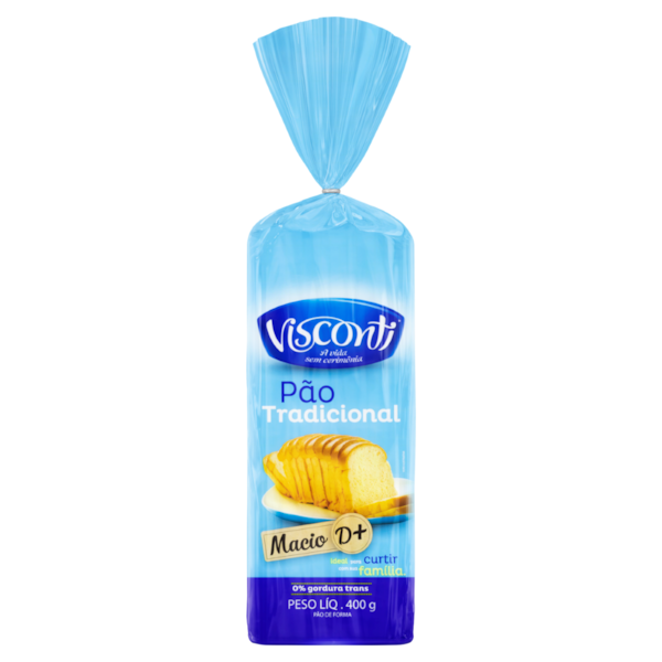 Pão de Forma Sabor Tradicional Visconti 400g