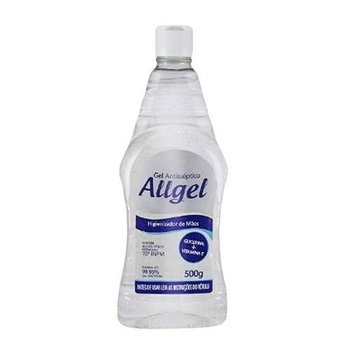 Álcool Gel Allgel 70% Embalagem 500ml