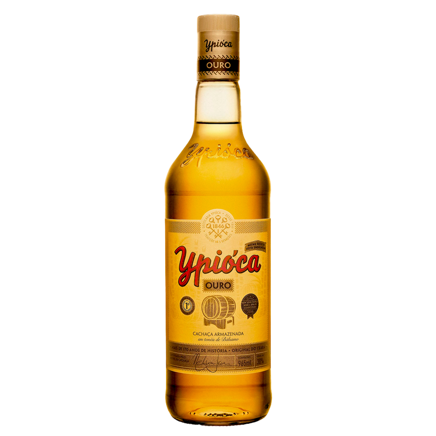 CACHAÇA YPIOCA OURO 965ML