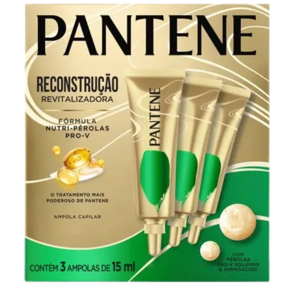 AMPOLA PANTENE RECONSTRUÇAO REVITALIZA 15ML C/3UN