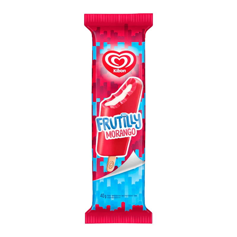 Picolé - Frutilly Morango Baunilha 
