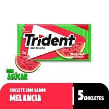 CHICLETE TRIDENT MELANCIA 8GR